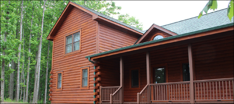 Log Home Staining in Lee County,  North Carolina